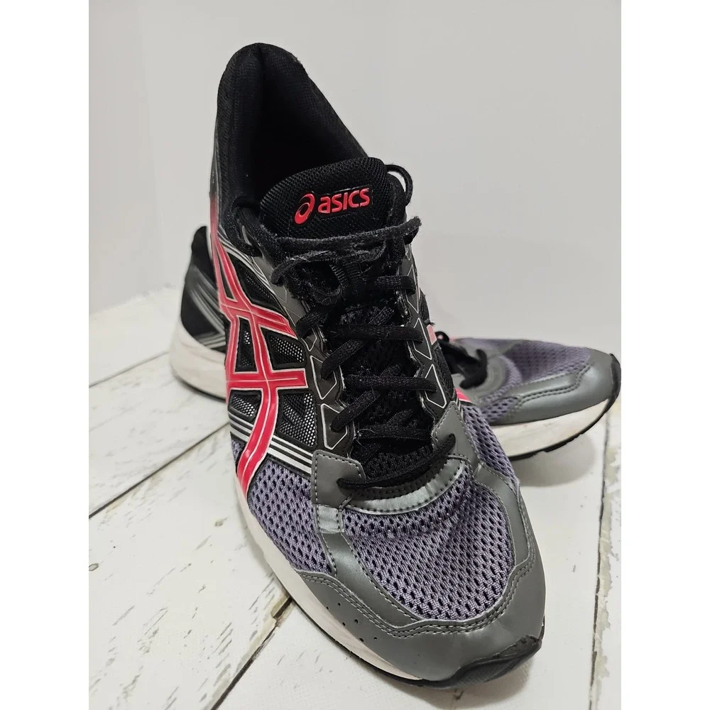 Asics Mens Gel Contend 4 RunningShoe Size 13 Gray And Red